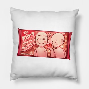 The Flirt and Oblivious Fanfic Trope Pillow