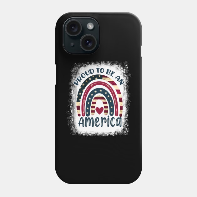 Merica Rock Sign 4th of July Vintage American Flag Retro USA Phone Case by peskyrubeus