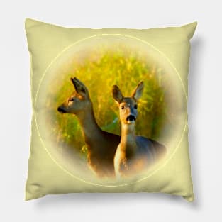 Deer wolves Pillow