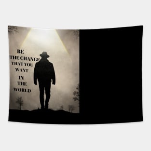 BE THE CHANGE T-SHIRT Tapestry