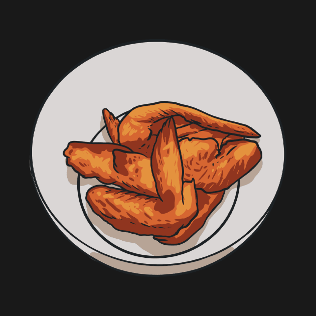 Chicken Wings In Bowl by fromherotozero