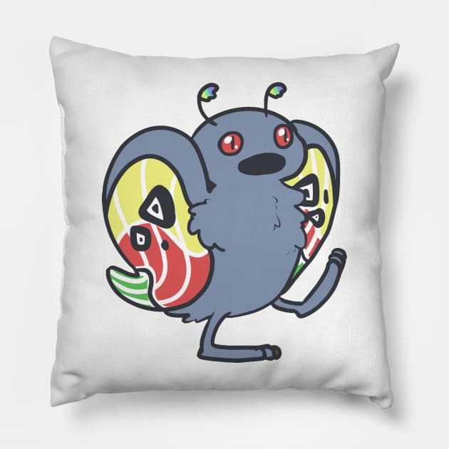 Le Mothman Pillow by ziodynes098