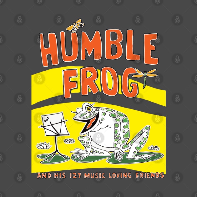 Humble Frog Book cover, Oliver Grimley Fine Art by O GRIMLEY
