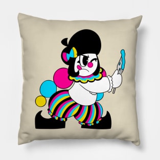 Pom Pom the Artist Pillow