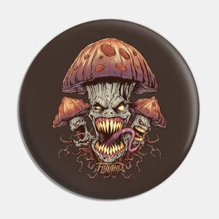 Evil Mushroom Pin