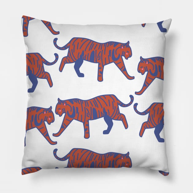 Tigers Pattern 1 Pillow by mariacaballer