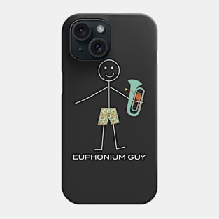 Funny Mens Euphonium Design Phone Case