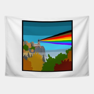 Split Rock Lighthouse Pride Tapestry