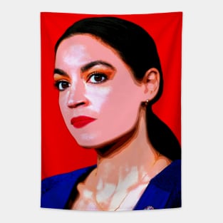 Alexandria Ocasio-Cortez Tapestry