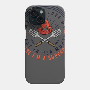 Super chefs bbq smoke grill Phone Case