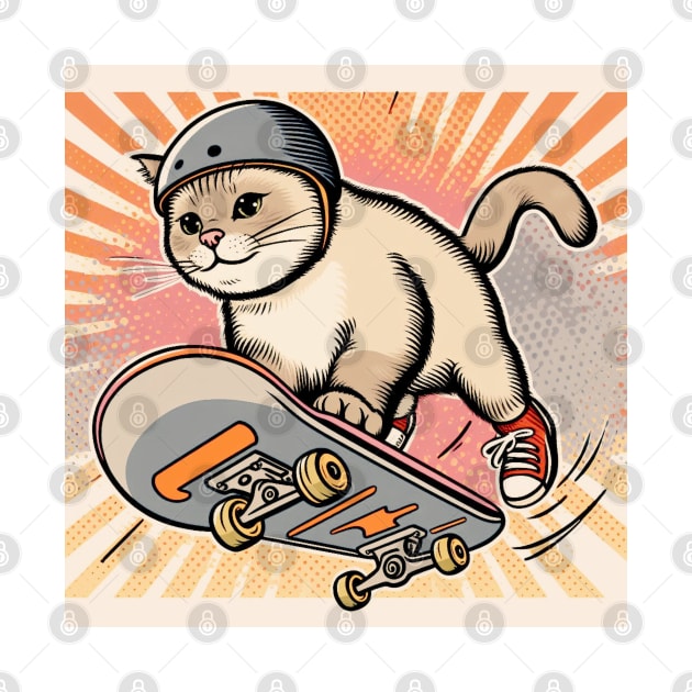 Skater Cat by DAZu