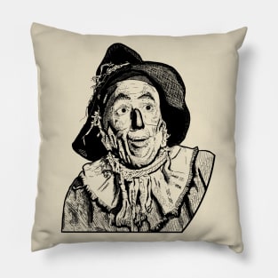 "Mindless" Inktober Scarecrow Pillow