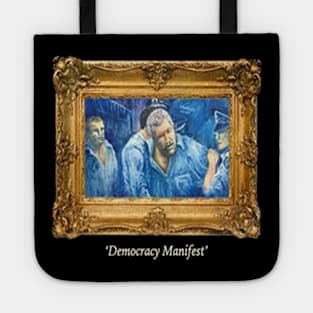 Vintage This Is Democracy Manifest Tote