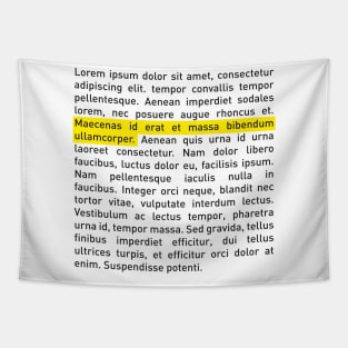 Lorem ipsum Tapestry