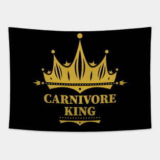 CARNIVORE KING MEAT LOVER BBQ PIT MASTER RANCHER HUNTER GIFT Tapestry