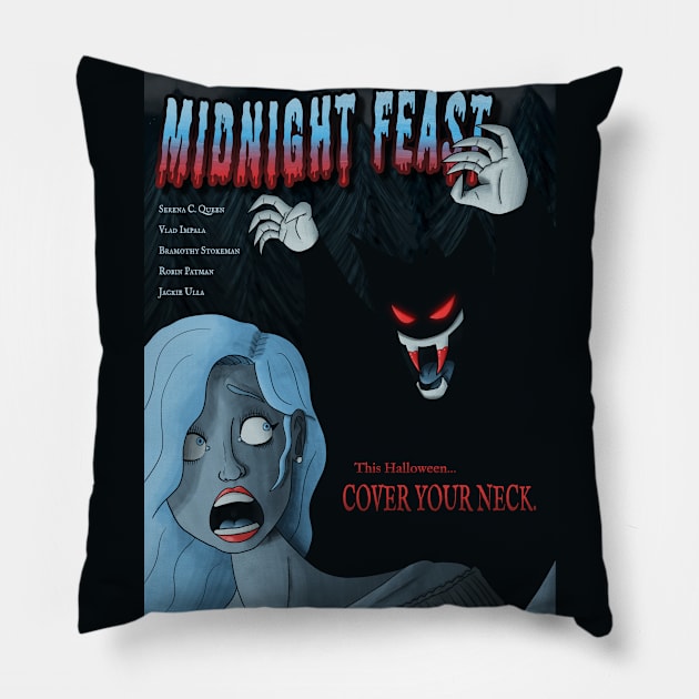 Midnight Feast Pillow by Cody Litman