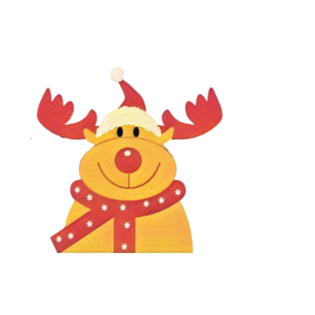 Cute Christmas Reindeer Apparel by Topher's Emporium