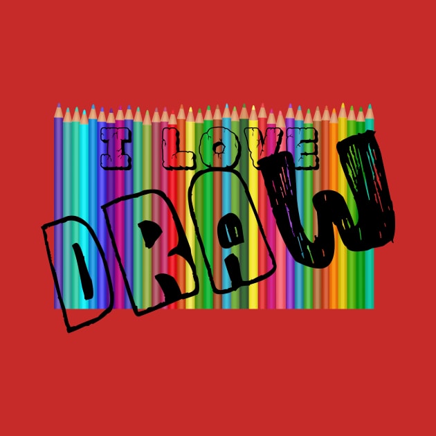 I love draw by Ahmed ALaa