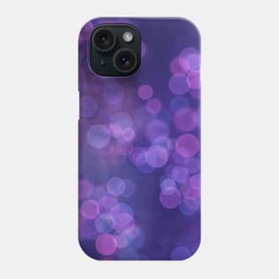 Deep Blue and Purple Cosmos Bubbles Phone Case