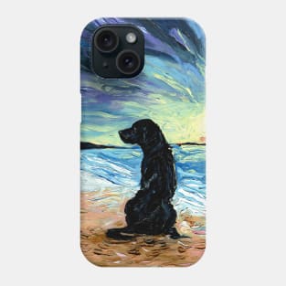 Beach Days - Black Labrador Phone Case