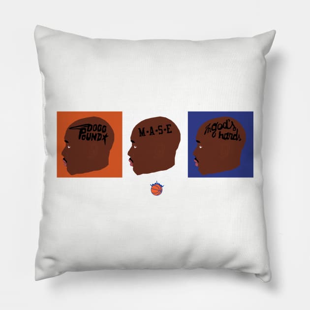 Mase Haircuts Pillow by The Knicks Wall