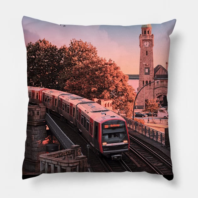 Landscape Aesthetic Pillow by funglazie