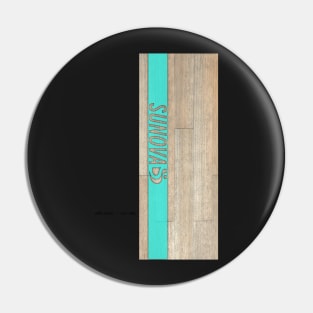 Sunova SUPware Teal Pin