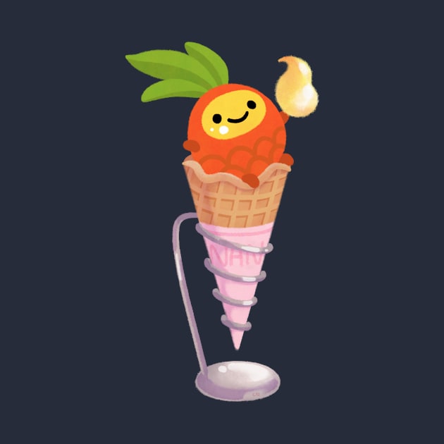 Pineapple NANA - icecream by pikaole