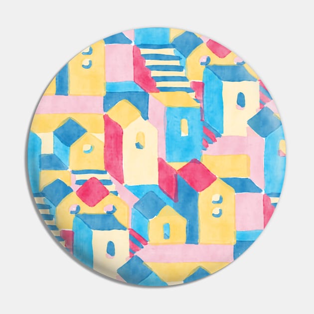 Matisse Rainbow Houses Pin by Carolina Díaz