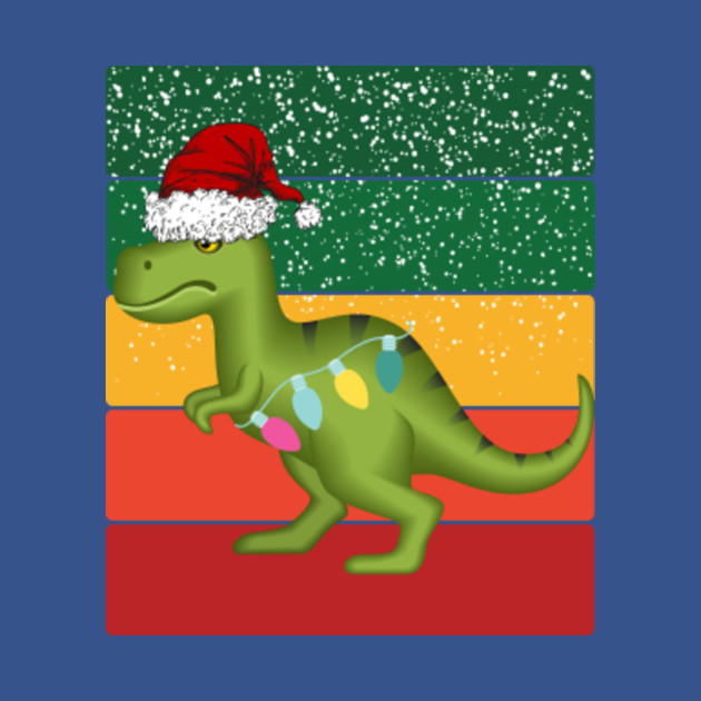 Discover t-rex christmas tree - T Rex Christmas Tree - T-Shirt