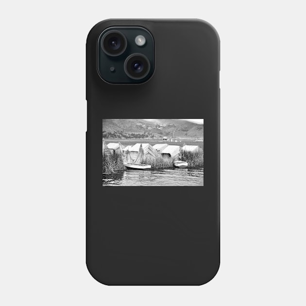Pérou - Puno Lac Titicaca - Iles Uros Phone Case by franck380