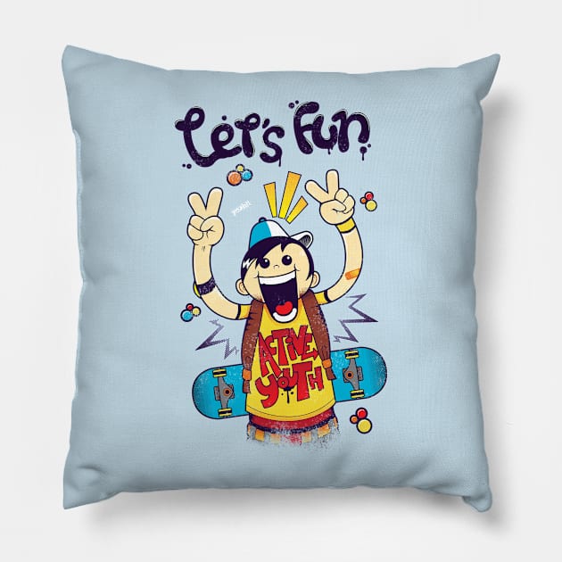 Lets Fun Pillow by ginanperdana