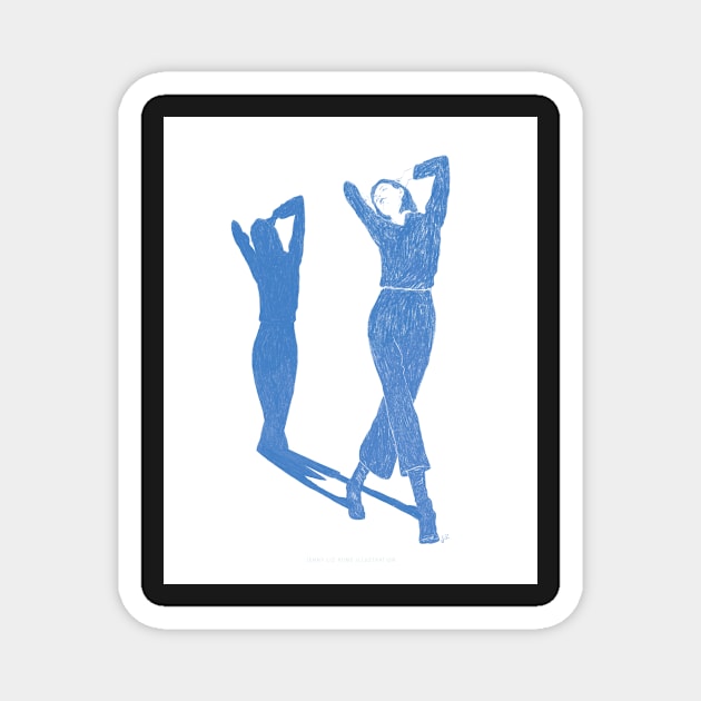 Dancing #8 Magnet by jennylizrome