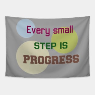 "Small Steps, Big Progress" Tapestry