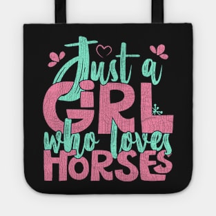 Just A Girl Who Loves Horses Farmer Gift product Tote