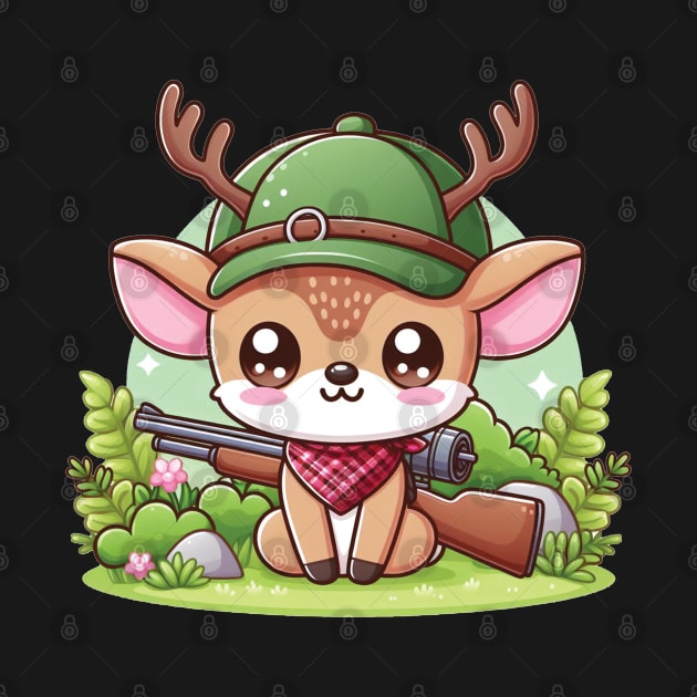 Cute Deer Hunter by The Art-Mart