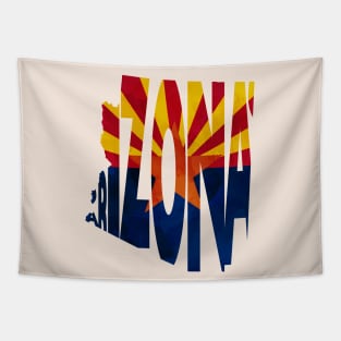 Arizona Typo Map Tapestry