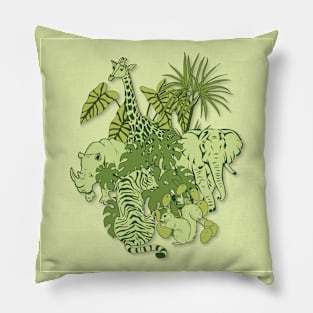 Animal Paradise Pillow