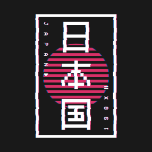 JAPAN 198X Glitch T-Shirt