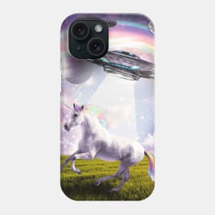 UFO Abducting Unicorn Phone Case