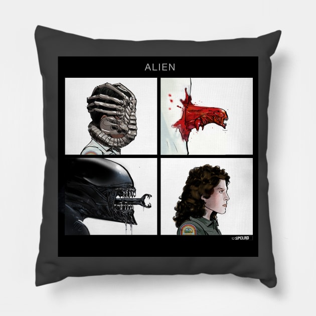 Alien Pillow by spacelord