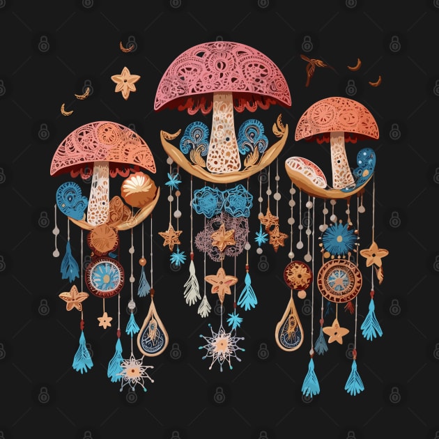 Mushroom Lover Dreamcatcher by MushMagicWear