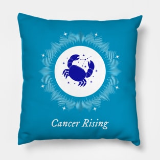 Cancer Rising Astrology Chart Zodiac Sign Ascendant Pillow