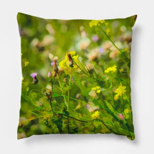 Wild plant illustration Pillow