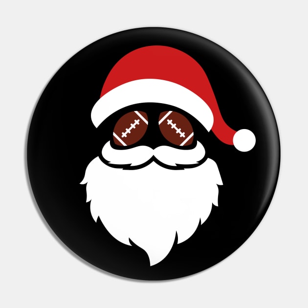 Chritmas Football Pin by footballomatic