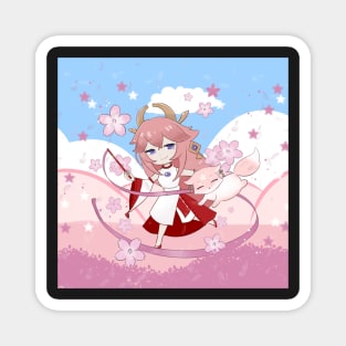 Cherry Blossom w/ Yae Miko Magnet