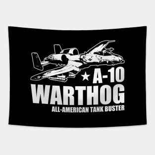 A-10 Warthog - All-American Tank Buster Tapestry