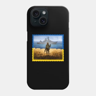 Ukraine Postage Stamp Flag Pride vintage Phone Case