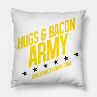 Hugs & Bacon Army - Dark Stars Pillow