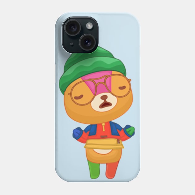 Cool Teddy Bear Phone Case by TASCHE